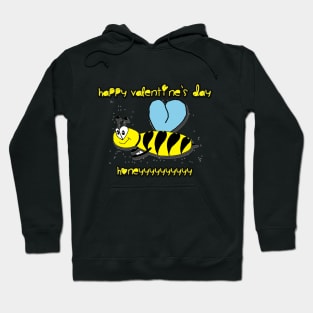 valentine's day bee mine honey Hoodie